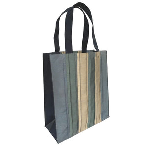 Large Tote Bag- Blue, Green & Beige Solid Colors