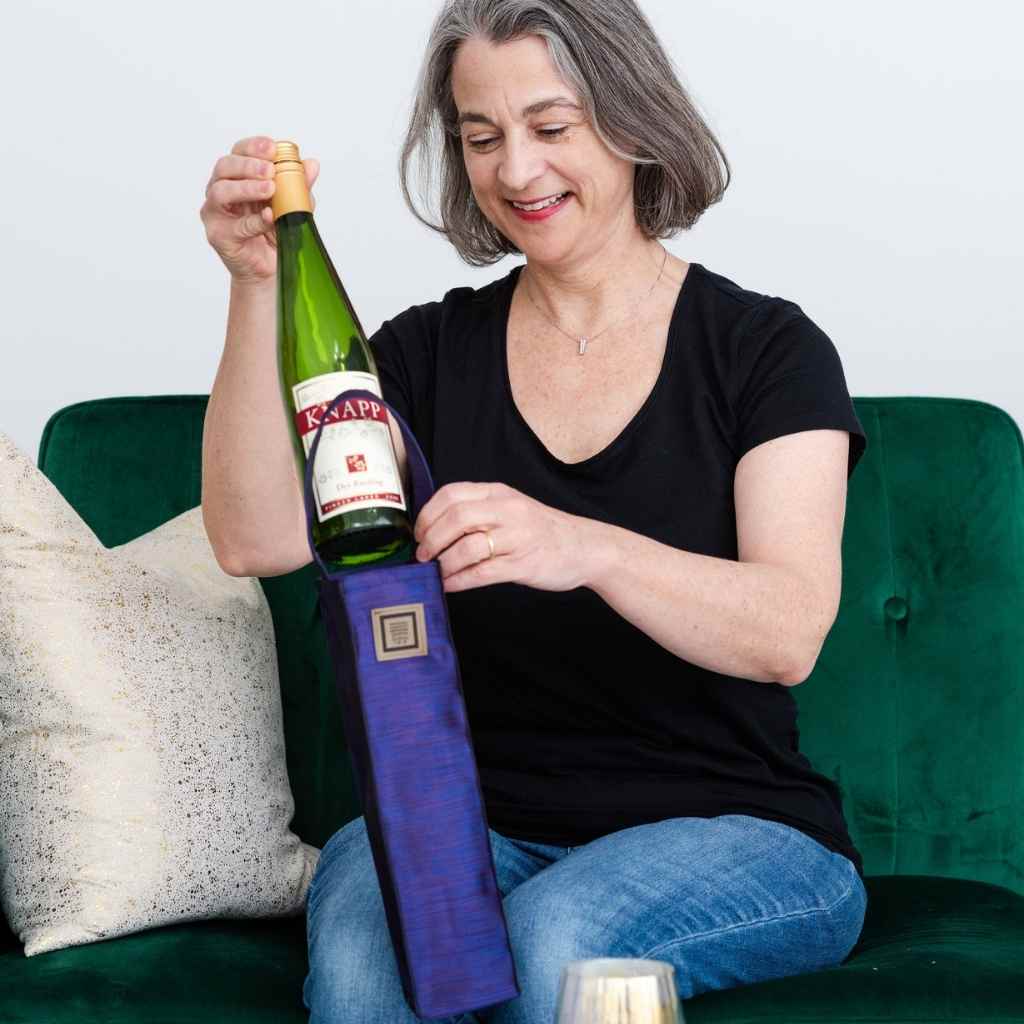 Luxury Wine Tote Bag shimashima bags