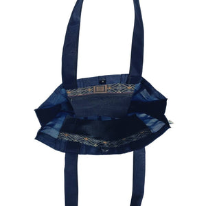 Tote Bag Purse - Navy Blue