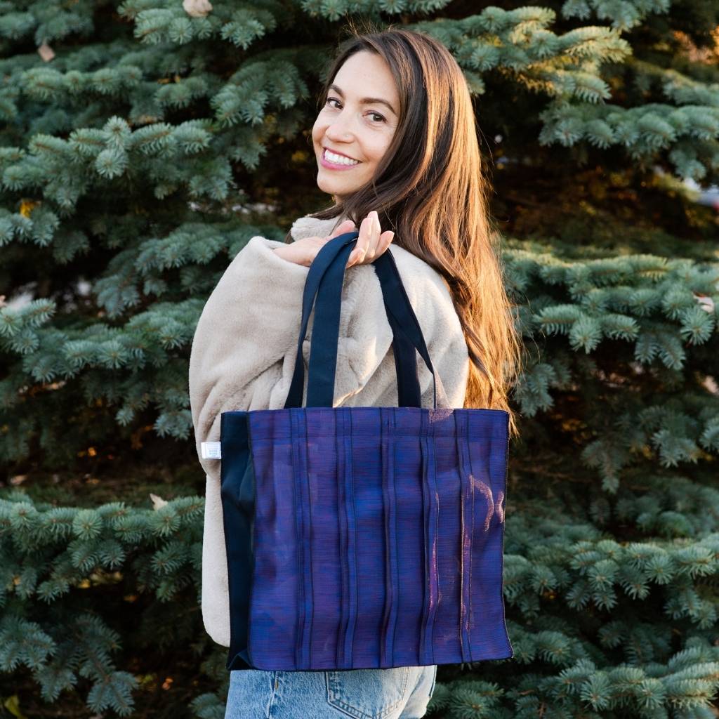 Tote Bag Purse - Purple