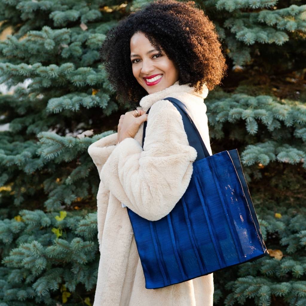 Tote Bag Purse - Royal Blue